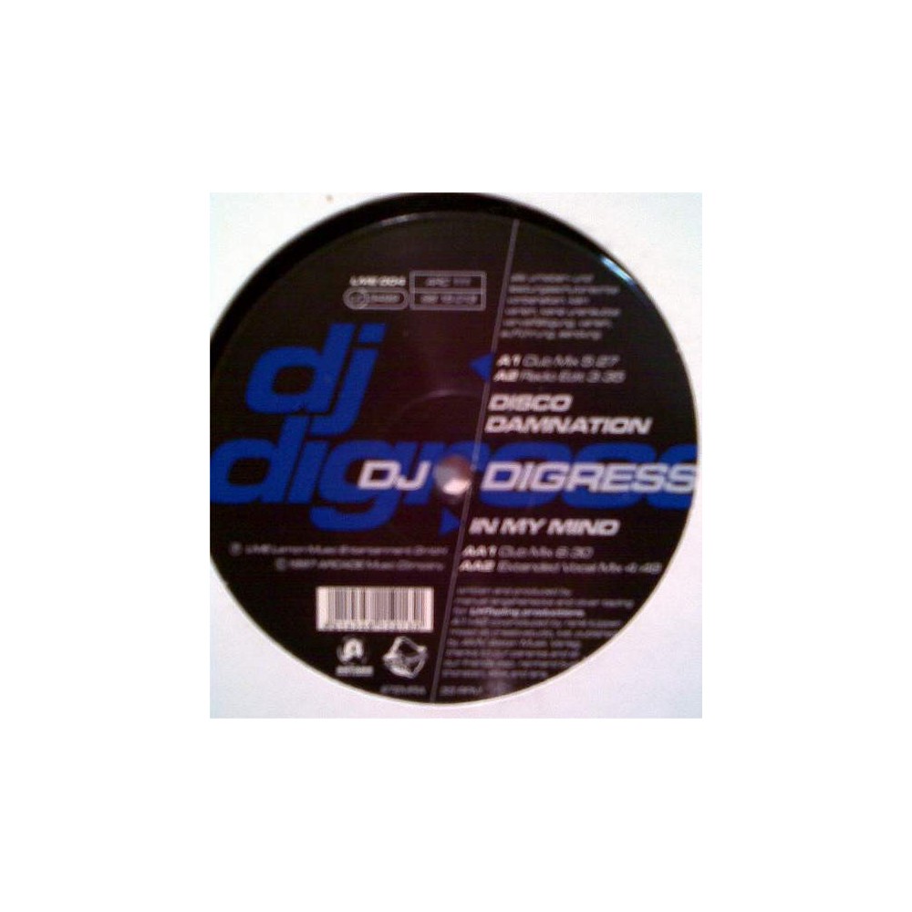 DJ Digress - Disco Damnation / In My Mind