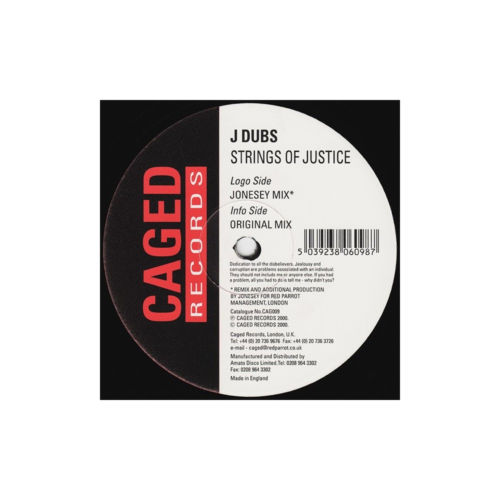 J Dubs ‎– Strings Of Justice