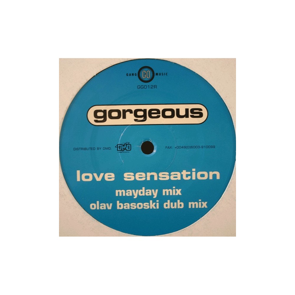 Gorgeous ‎– Love Sensation (Remixes) 