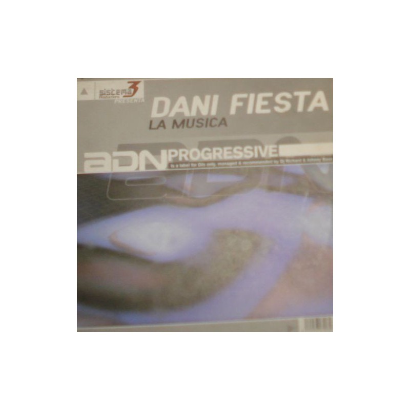 Dani Fiesta - La Musica (DISCO TRANSPARENTE ORIGINAL¡¡¡  TEMAZO¡¡)