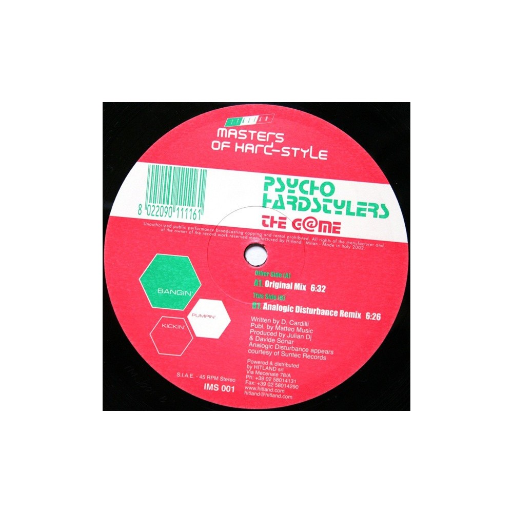 Psycho Hardstylers ‎– The G@me 