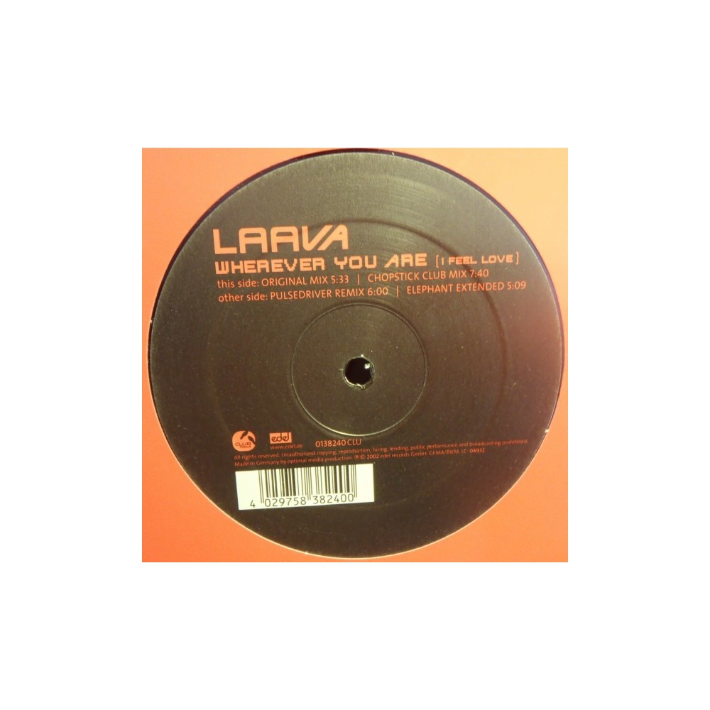 Laava - Wherever You Are (RECOMENDADO DEL MES ISMAEL LORA,CLÁSICO VIRTUAL PRIMERA HORA¡¡)