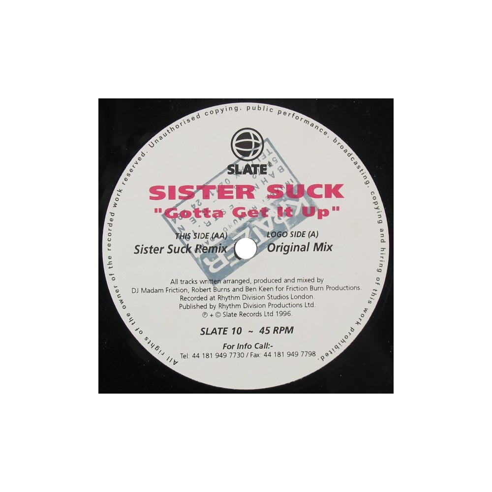 Sister Suck ‎– Gotta Get It Up