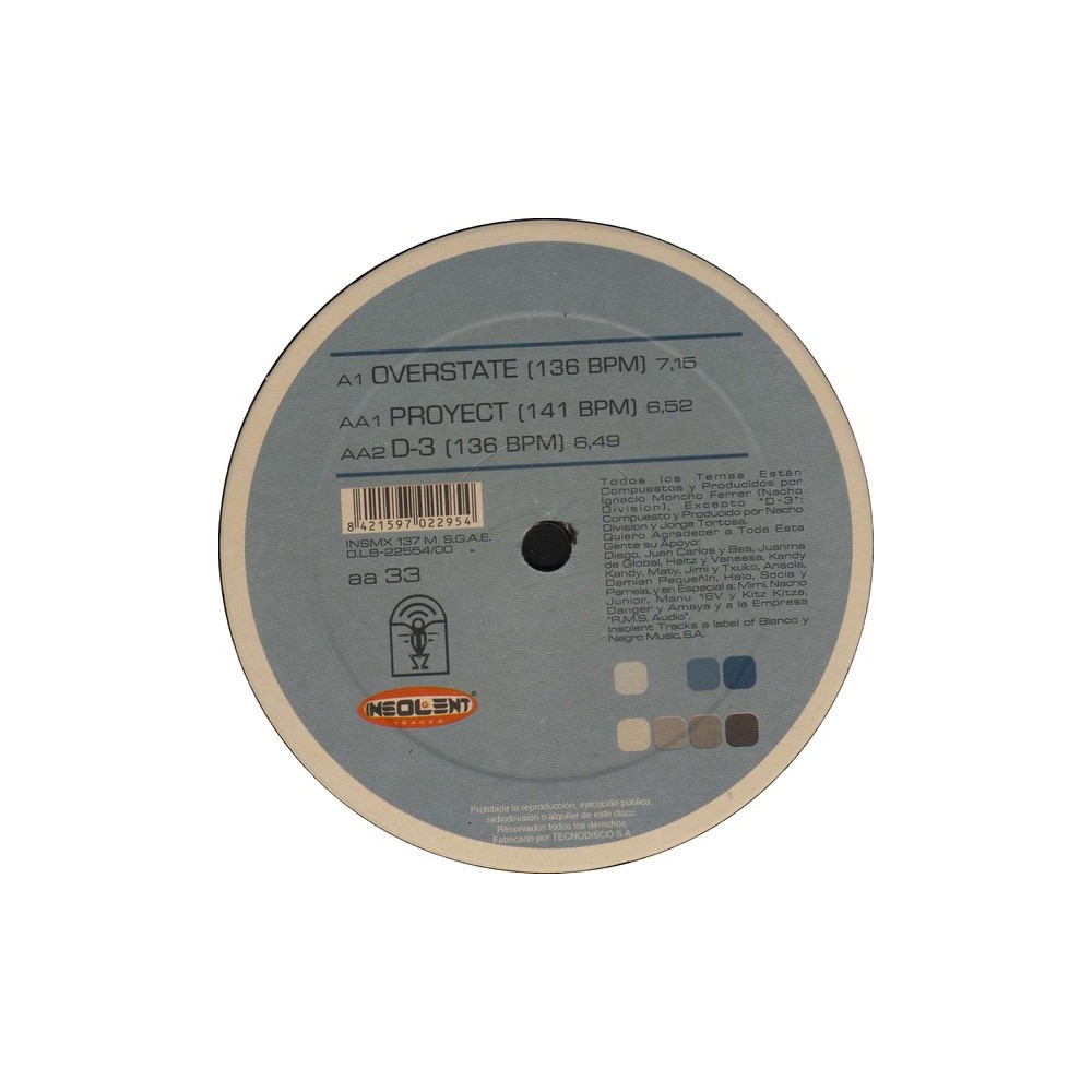 Nacho Division ‎– Overstate