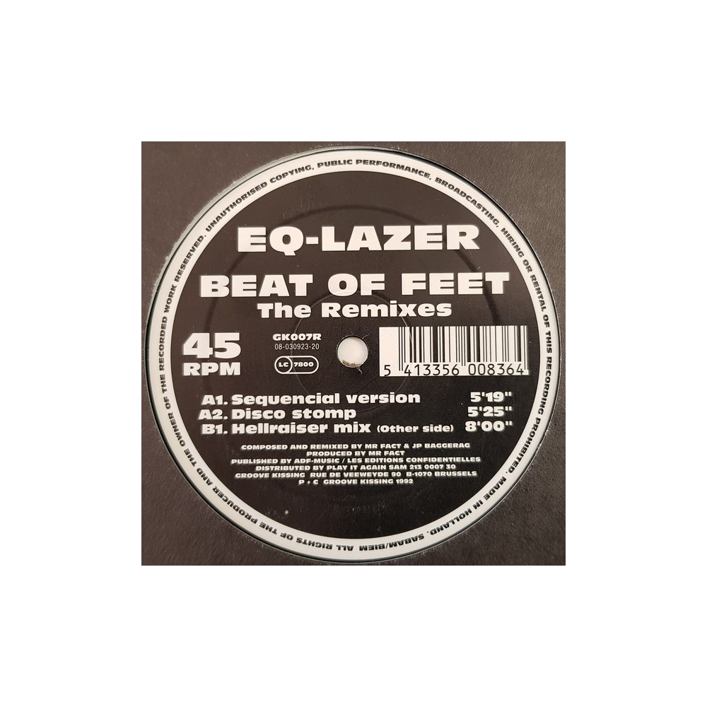 Eq-Lazer ‎– Beat Of Feet (The Remixes)