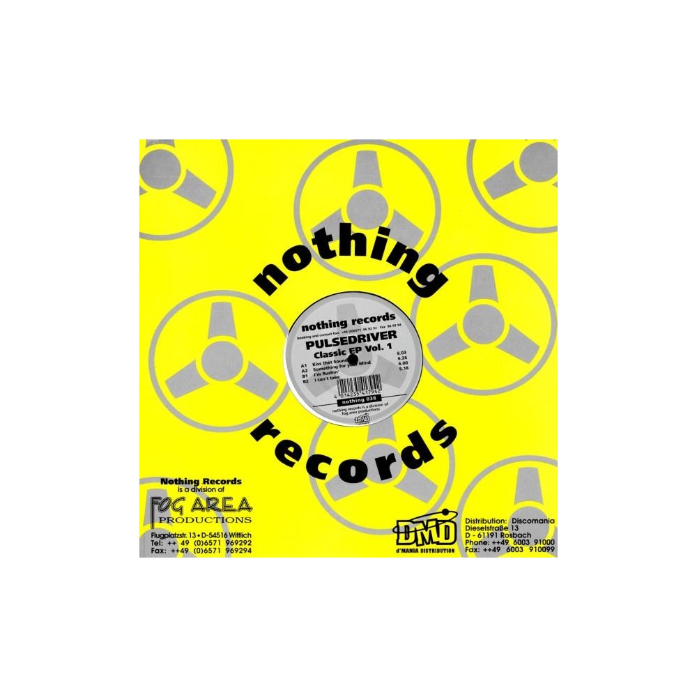 Pulsedriver - Classic EP Vol. 1(MELODIONES¡¡  PELOTAZO COLISEUM 99DISCO NUEVO¡¡)