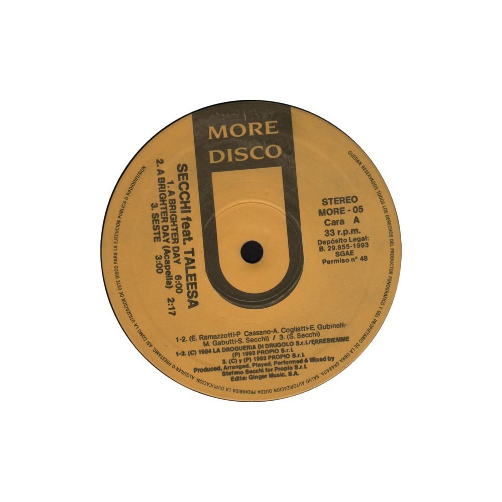 Secchi - A Brighter Day