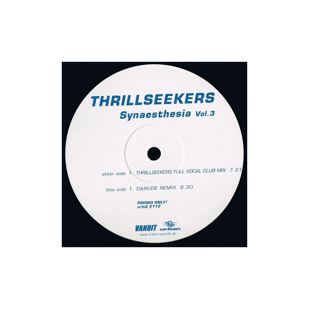 The Thrillseekers - Synaesthesia Vol.3 (Fly Away¡)