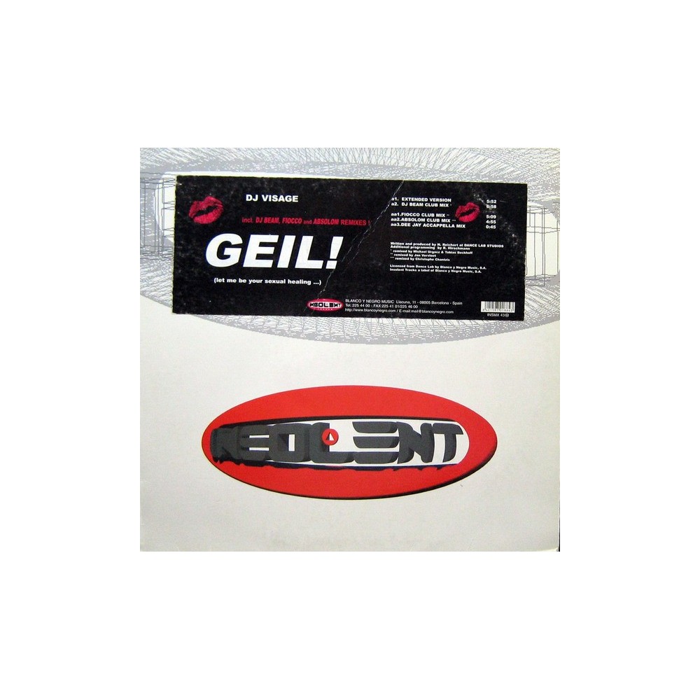 DJ Visage - Geil (INCLUYE REMIX ABSOLOM & FIOCCO¡¡))