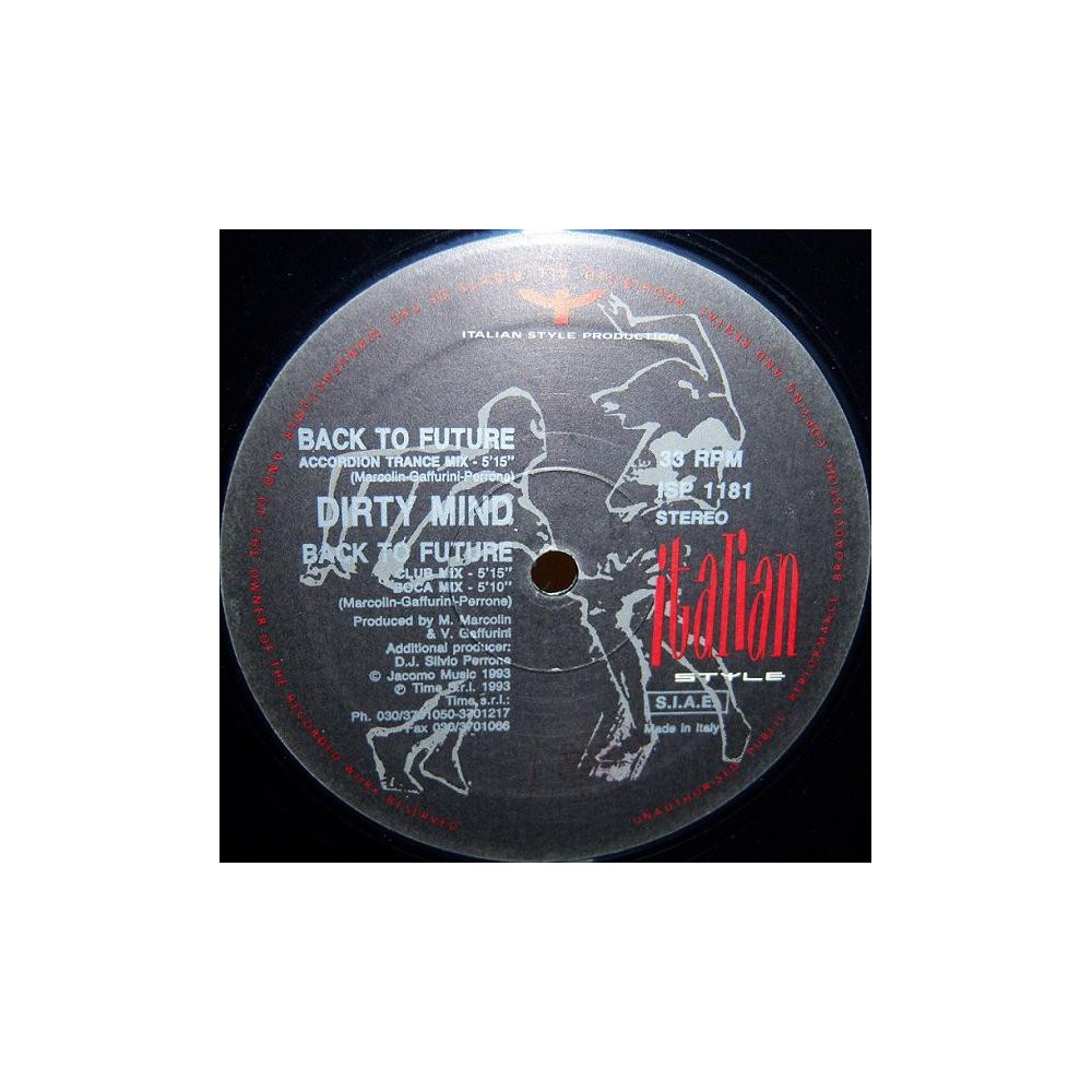Dirty Mind ‎– Back To Future