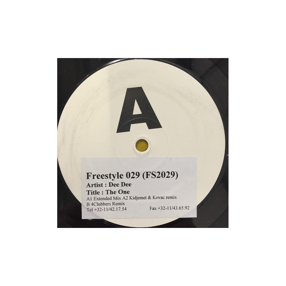Dee Dee - The One (LABEL FREESTYLE)