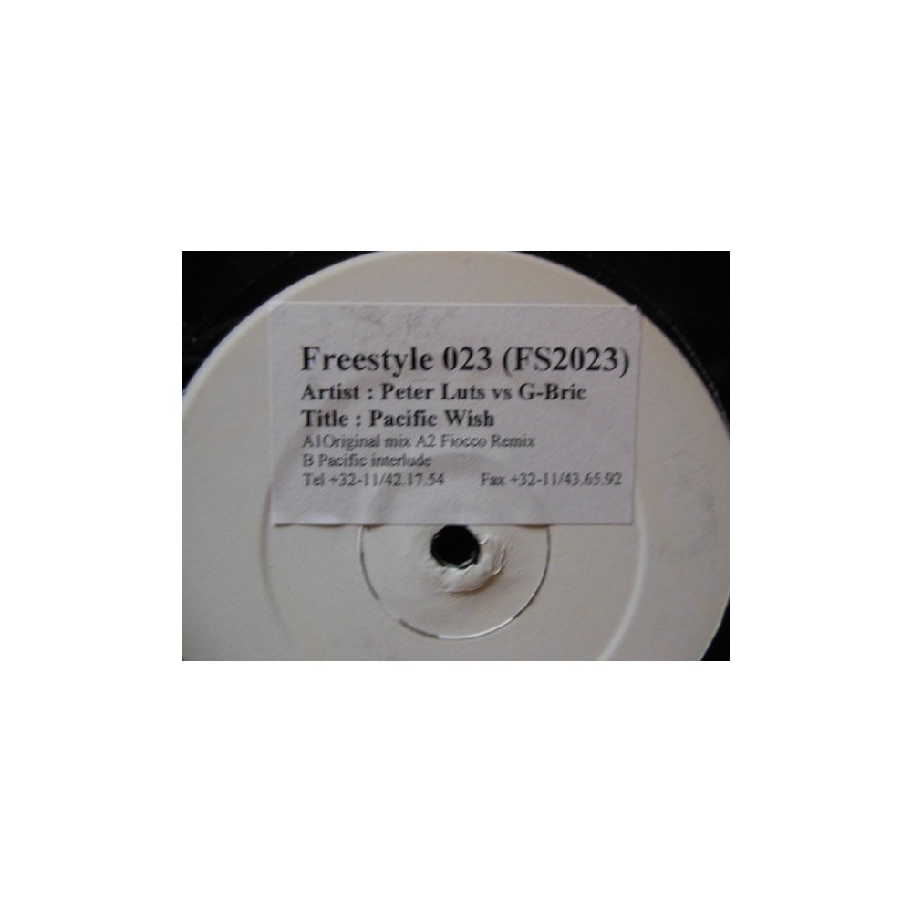 Peter Luts vs. G-Bric ‎– Pacific Wish