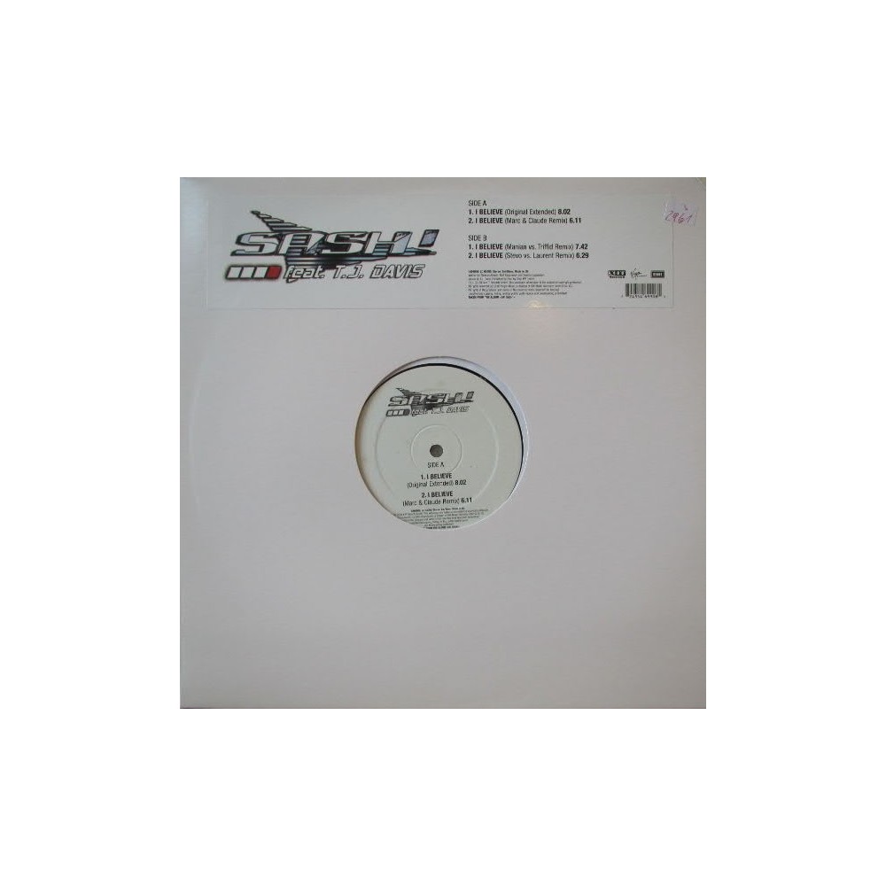 Sash! Feat. T.J. Davis  ‎– I Believe