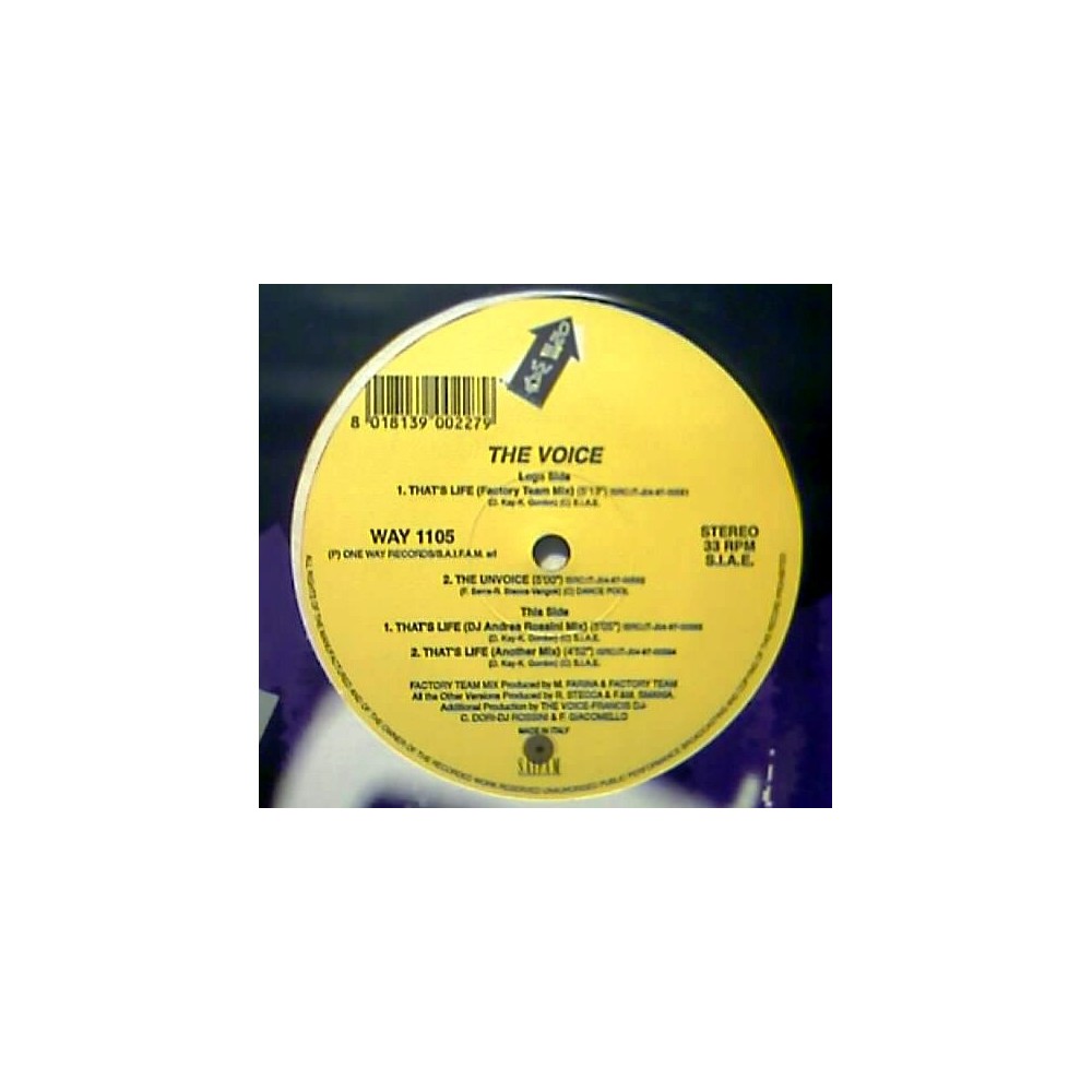 The Voice ‎– That's Life