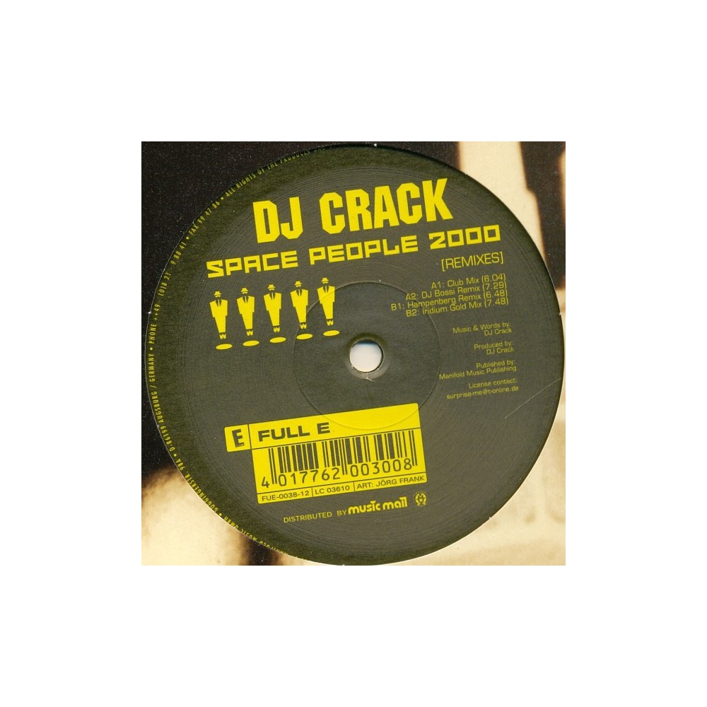 DJ Crack ‎– Space People 2000 (Remixes)