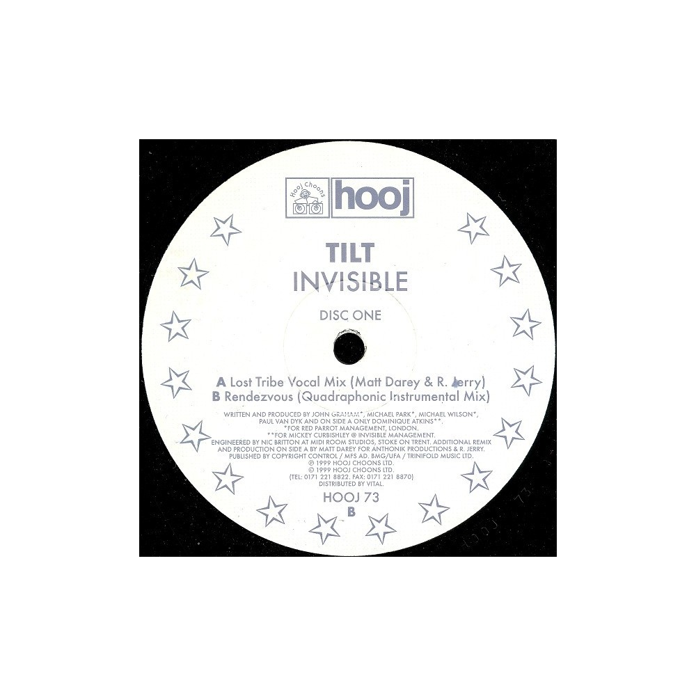 Tilt ‎– Invisible (Disc One)