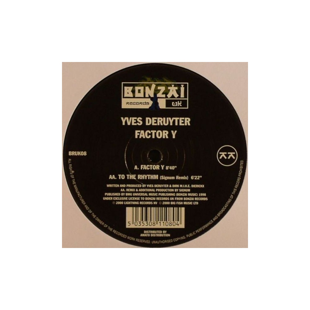 Yves Deruyter – Factor Y (INCLUYE TO THE RHYTHM¡)
