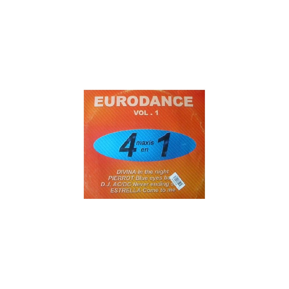 Various - Eurodance Vol. 1(2 MANO,INCLUYE LOS BUSCADOS DIVINA-IN THE NIGHT Y  PIERROT¡¡¡¡)