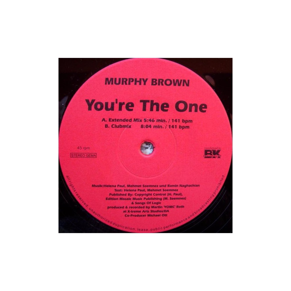 Murphy Brown ‎– You're The One