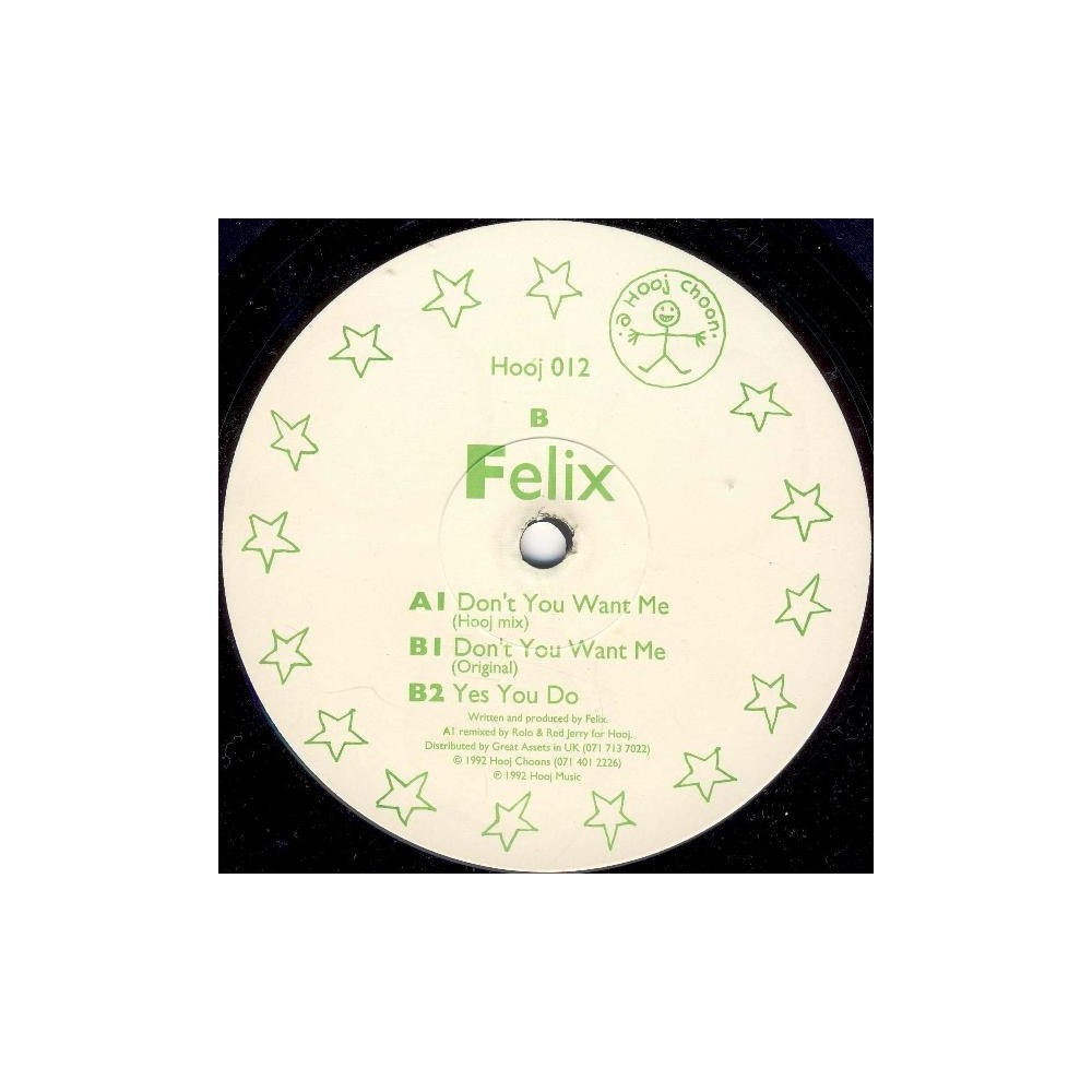 Felix - Don't You Want Me(2 MANO,PELOTAZO 90'¡¡)