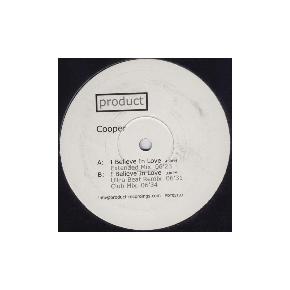 Cooper - I Believe In Love