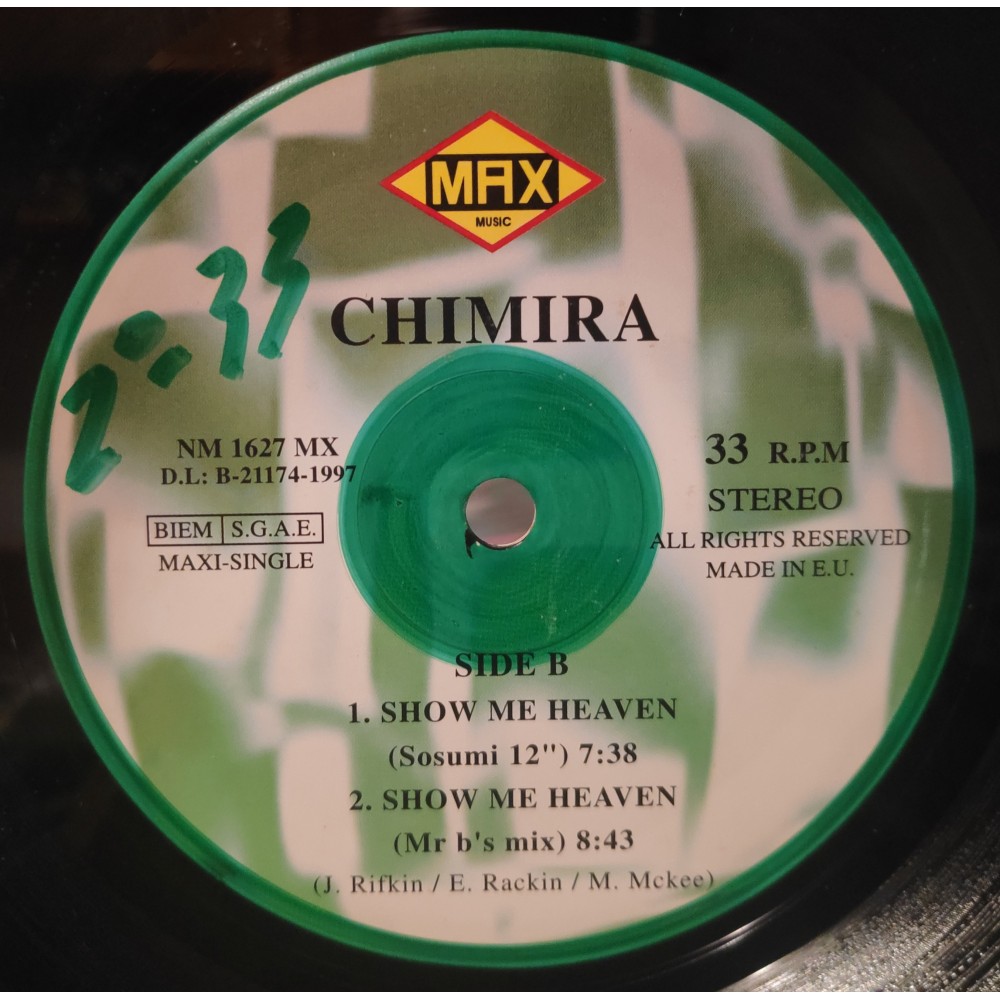 Chimira ‎– Show Me Heaven (MAX MUSIC)