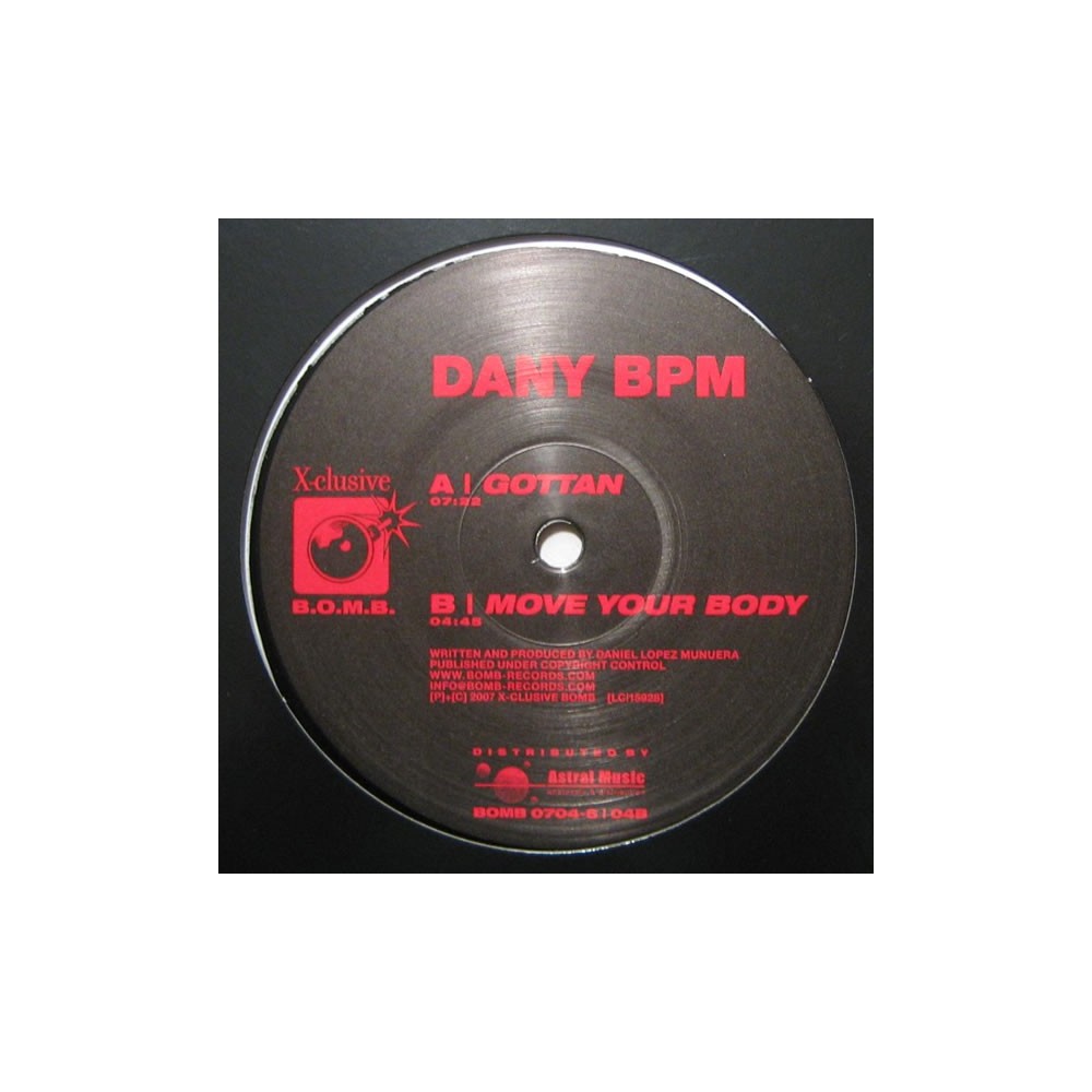 Dany BPM - Gottan / Move Your Body
