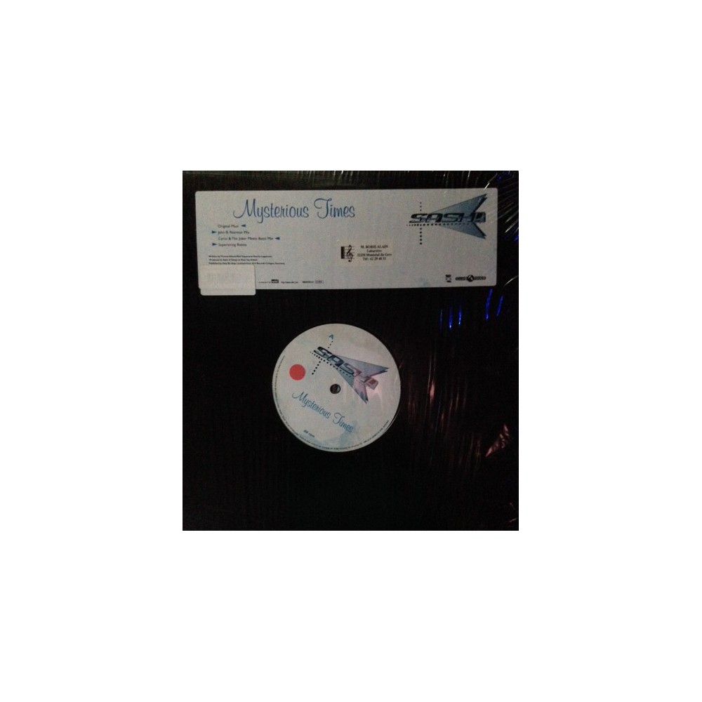 Sash - Mysterious Times (EDICIÓN ALEMANA,TEMAZO¡¡¡¡)