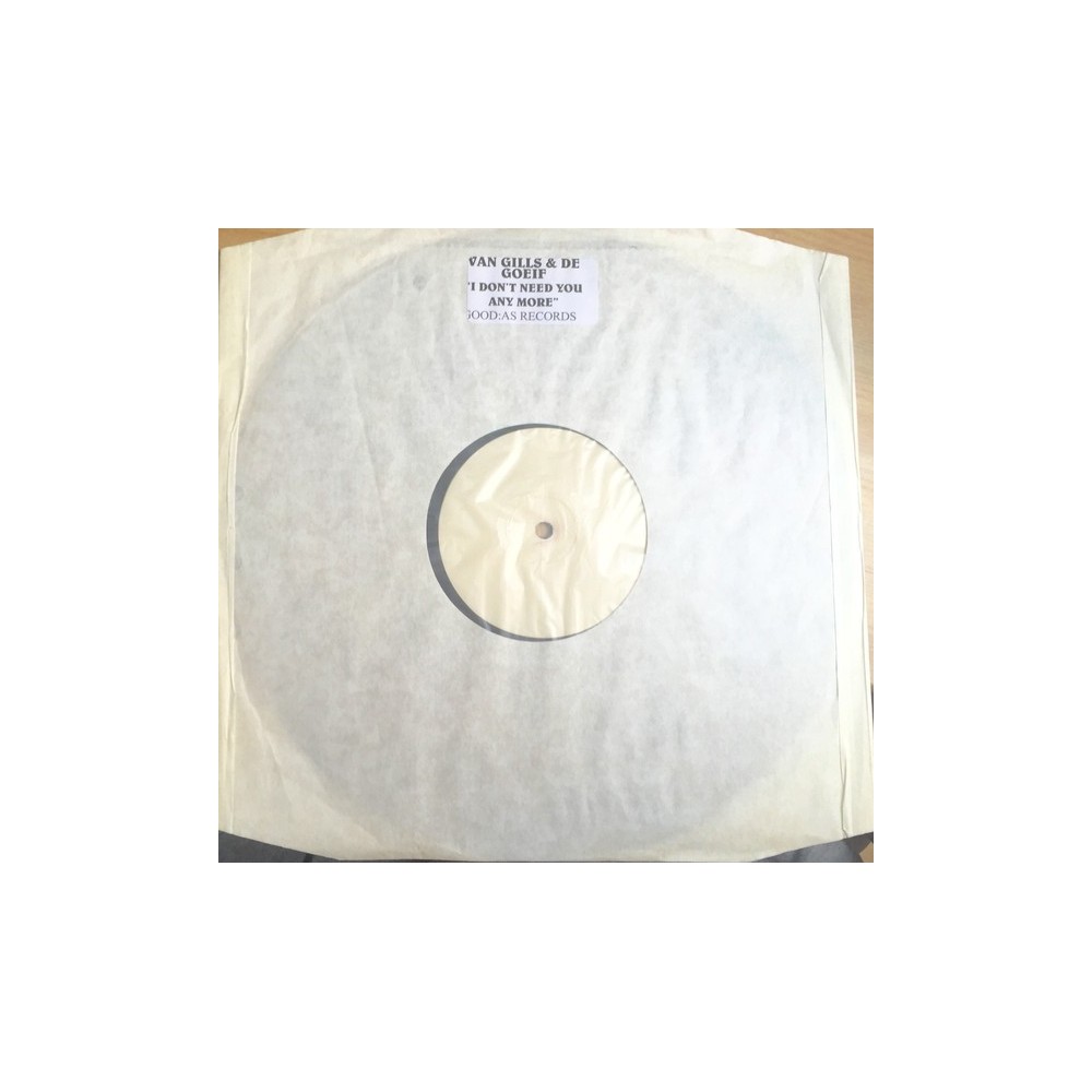 Van Gils & Benno De Goeij – I Don't Need You Anymore (EDICIÓN INGLESA)