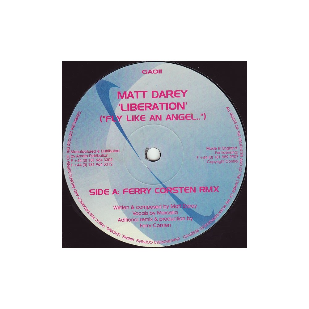 Matt Darey Presents Mash Up - Liberation (Temptation - Fly Like An Angel)