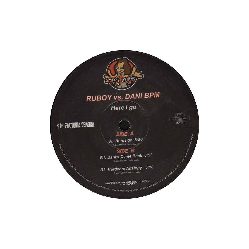 Ruboy vs. Dani BPM ‎– Here I Go