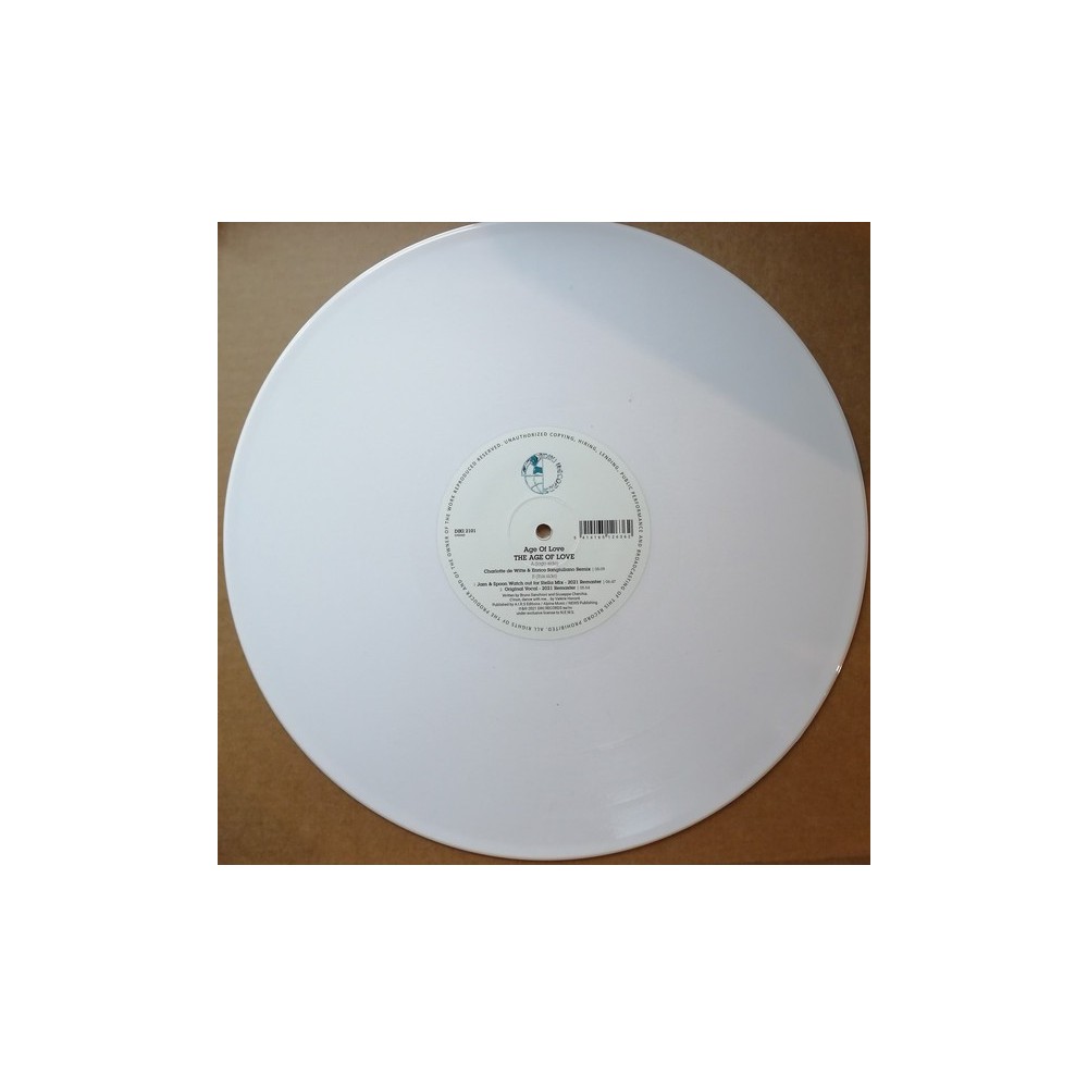 Age Of Love ‎– The Age Of Love (Charlotte De Witte & Enrico Sangiuliano Remix) (WHITE VINYL)