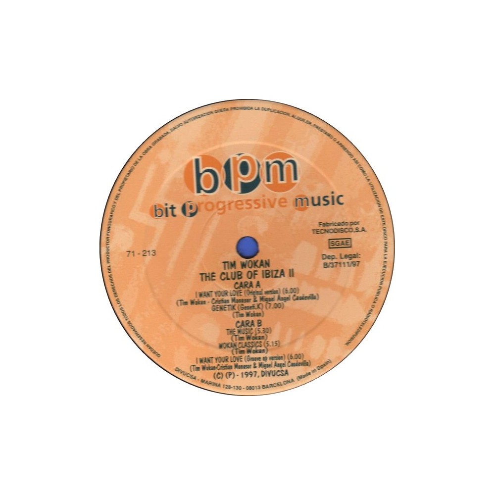 Tim Wokan ‎– The Club Of Ibiza 2
