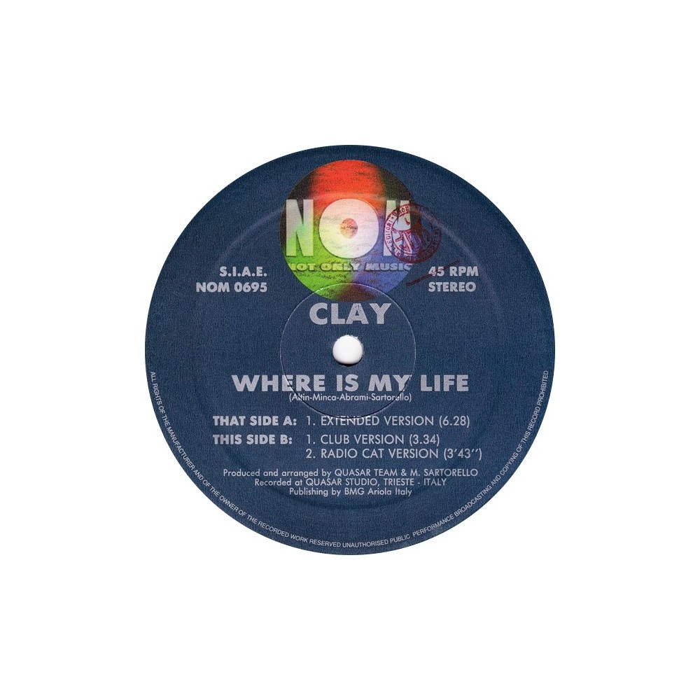 Clay - Where Is My Life (IMPORT)