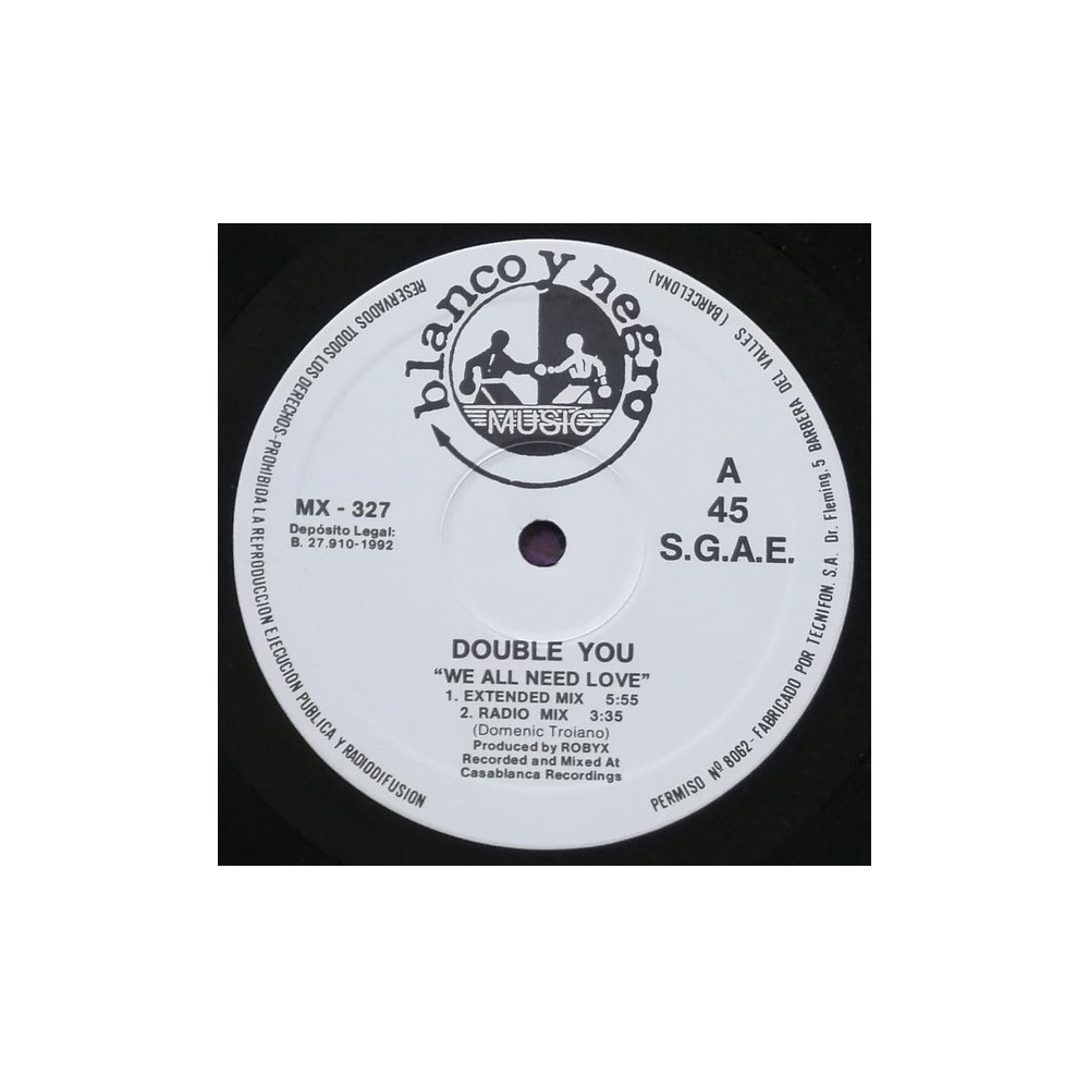 Double You – We All Need Love