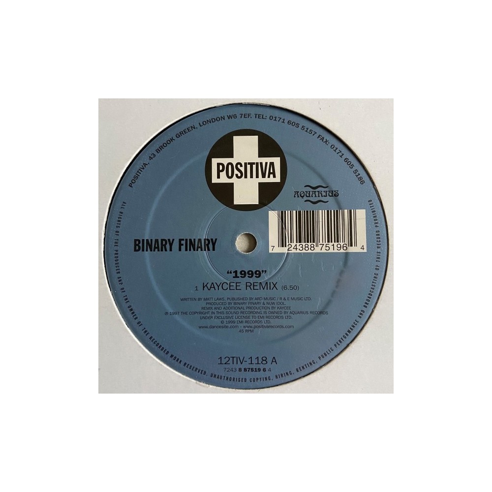 Binary Finary ‎– 1999