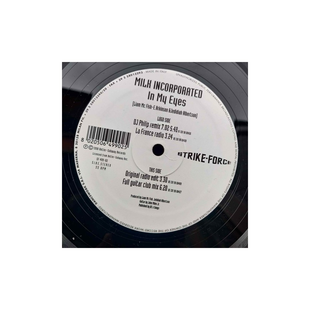 Milk Incorporated ‎– In My Eyes