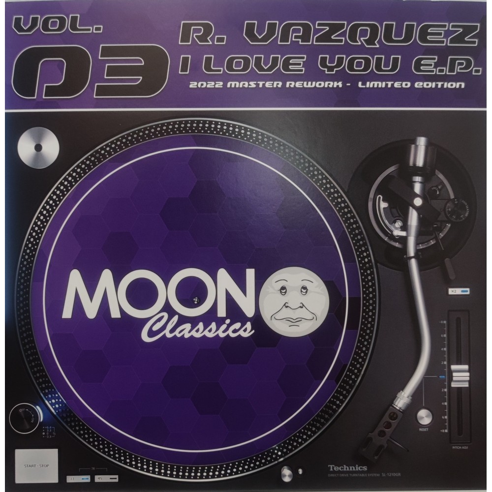 R.Vázquez ‎– I Love You E.P. (2022 Master Rework.VINILO MORADO OSCURO)