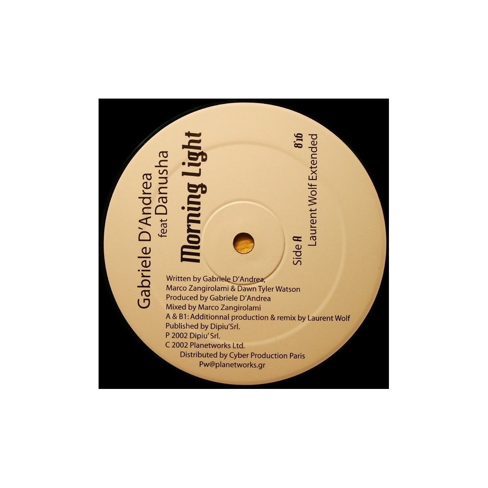 Gabriele D'Andrea Feat Danusha – Morning Light