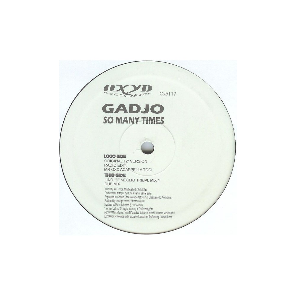 Gadjo – So Many Times