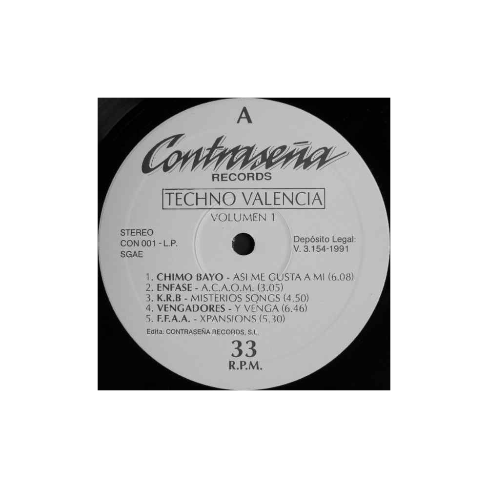 Various - Techno Valencia Vol.1(2 MANO,INCLUYE DUNNE-ESPIRAL Y MUCHOS MÁS PELOTAZIS¡¡)