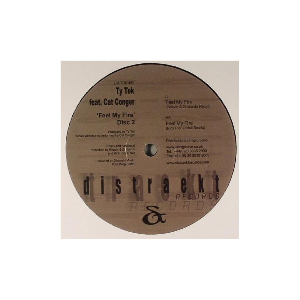 Ty Tek Feat. Cat Conger ‎– Feel My Fire (Disc 2)
