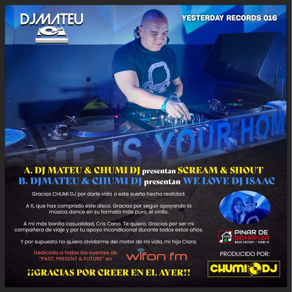 DJ Mateu & Chumi DJ ‎– Yesterday Remember Parties Vol. 16