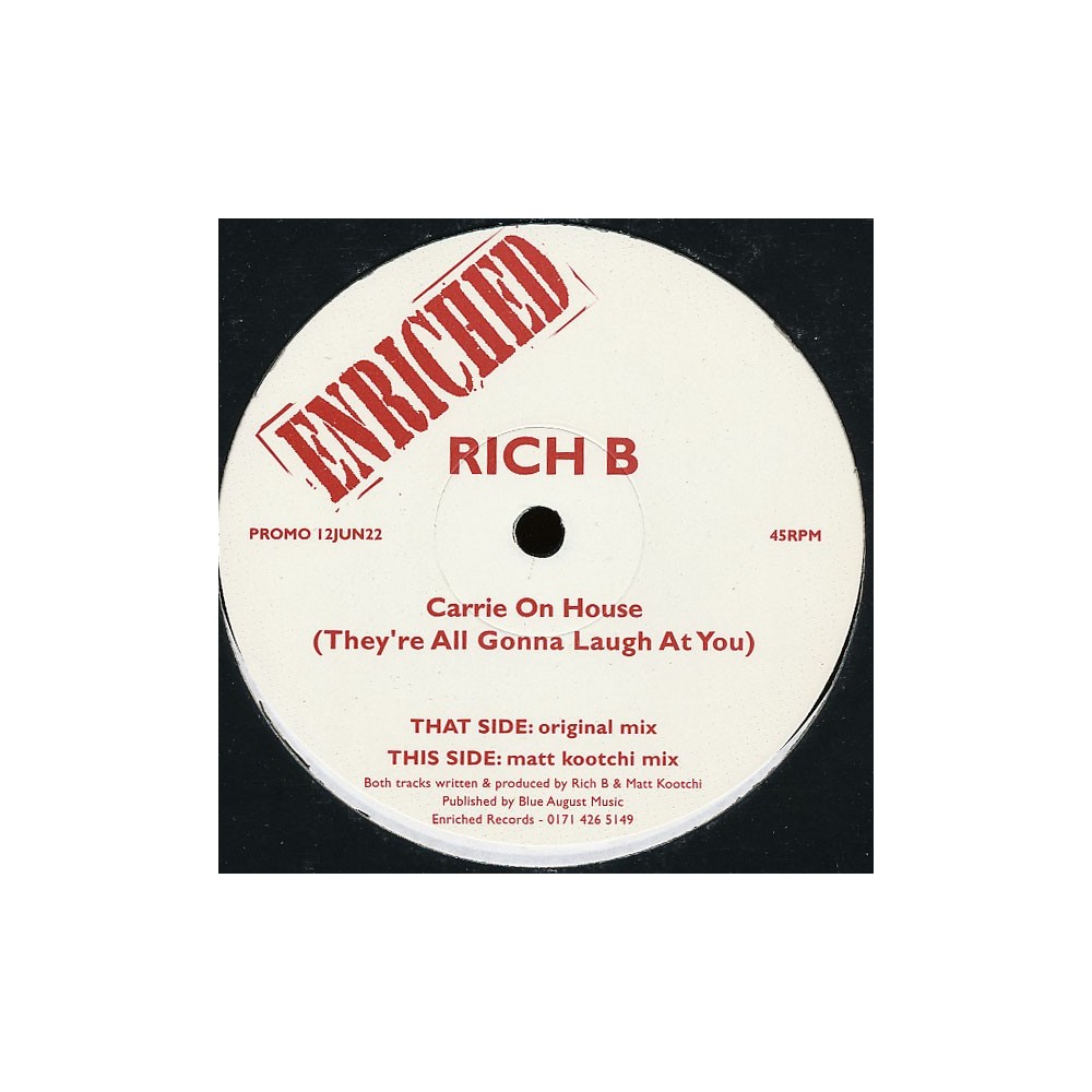 Rich B – Carrie On House (TEMAZO CARA B)
