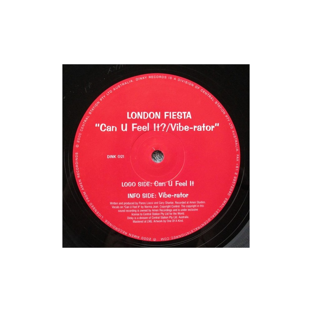 London Fiesta ‎– Can U Feel It? / Vibe-Rator