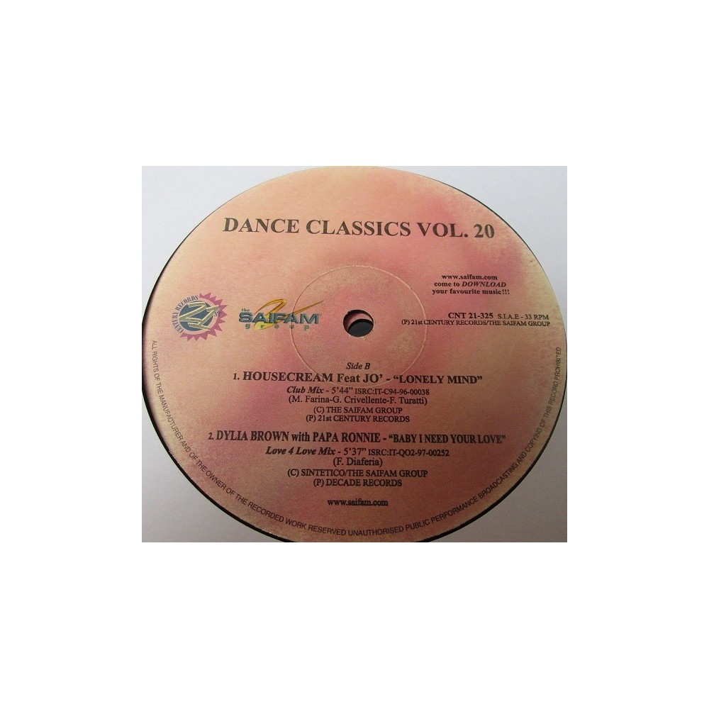 Dance Classics Vol. 20