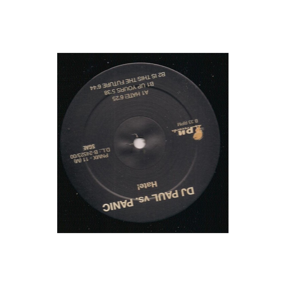 DJ Paul vs. DJ Panic - Hate (SELLO PN RECORDS,Temazo Hardcore¡¡)