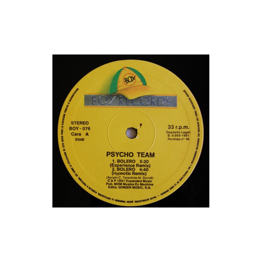Psycho Team - Bolero (REMEMBER 90'S¡¡)