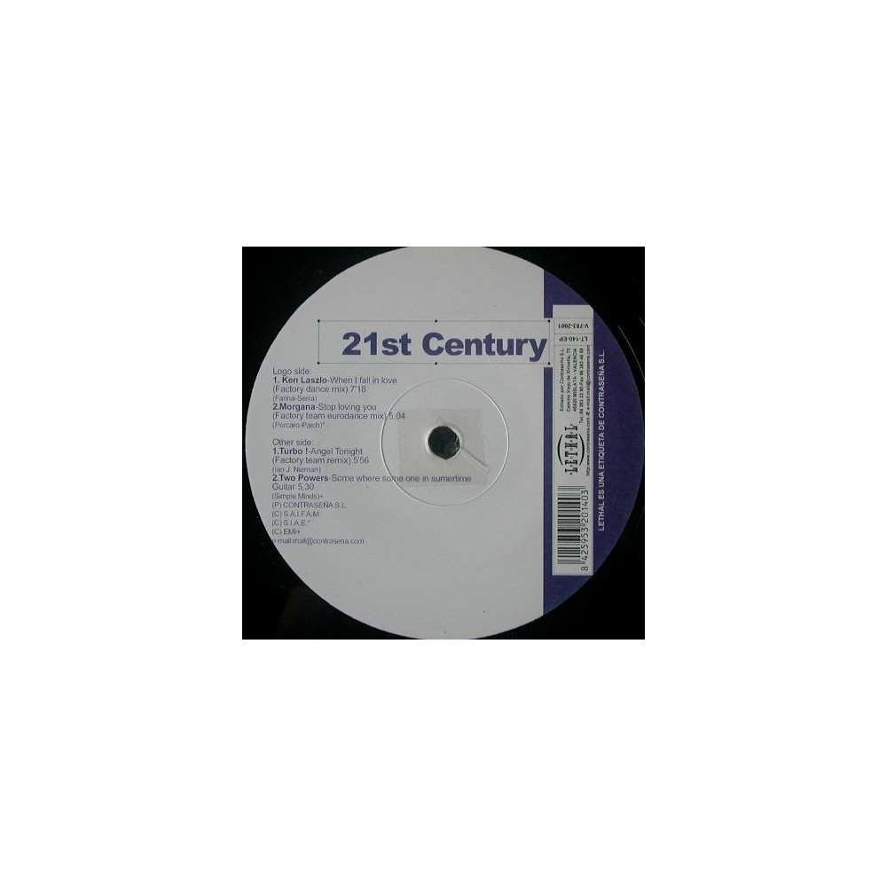 (reservado)Various - 21st Century Vol. 2.5(INCLUYE KEN LASZLO-WHEN I FALL IN LOVE & TWO POWERS)