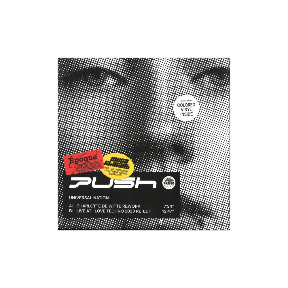 Push – Universal Nation (Charlotte de Witte Rework / Live At I Love Techno 2023 Re-Edit) (VINILO BLANCO)